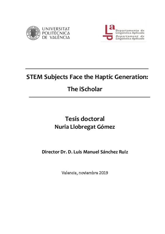 STEM Subjects Face the Haptic Generation: The iScholar Tesis doctoral