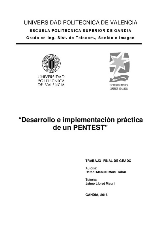 Desarrollo E Implementacion Practica De Un Pentest