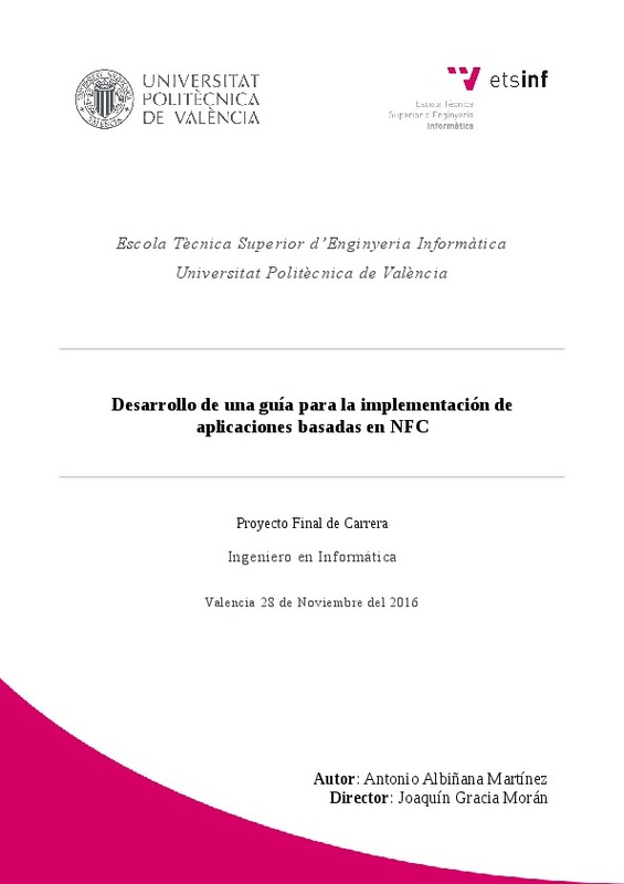 Desarrollo De Una Guia Para La Implementacion De Aplicaciones Basadas En Nfc