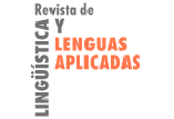 Revista de Lingüística y Lenguas Aplicadas